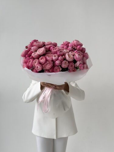 Букет из пионовидной розы «Big heart» - фото 1