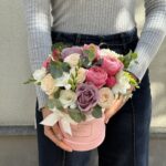 розовая композиция