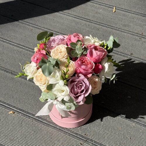 розовая композиция - фото 1