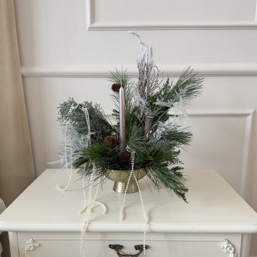 Рождественская композиция mini - доставка цветов Кишинев