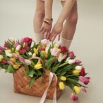 Корзинка с тюльпанами 1